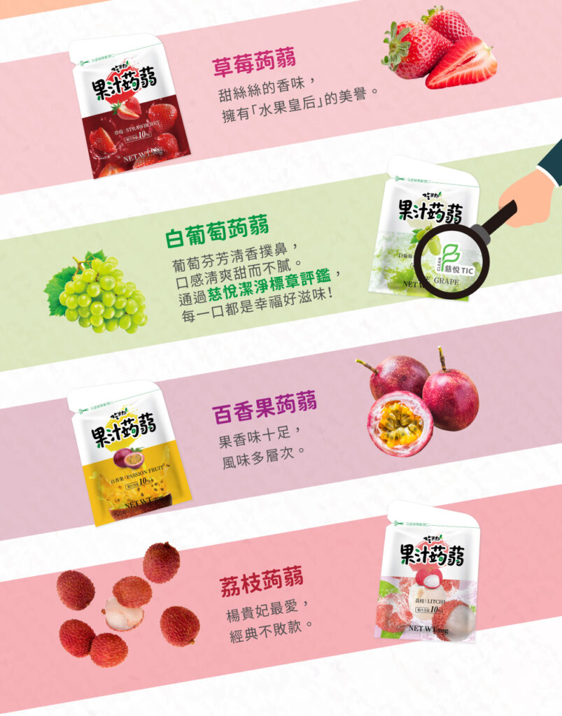吃果籽 - 台灣 果汁蒟蒻
