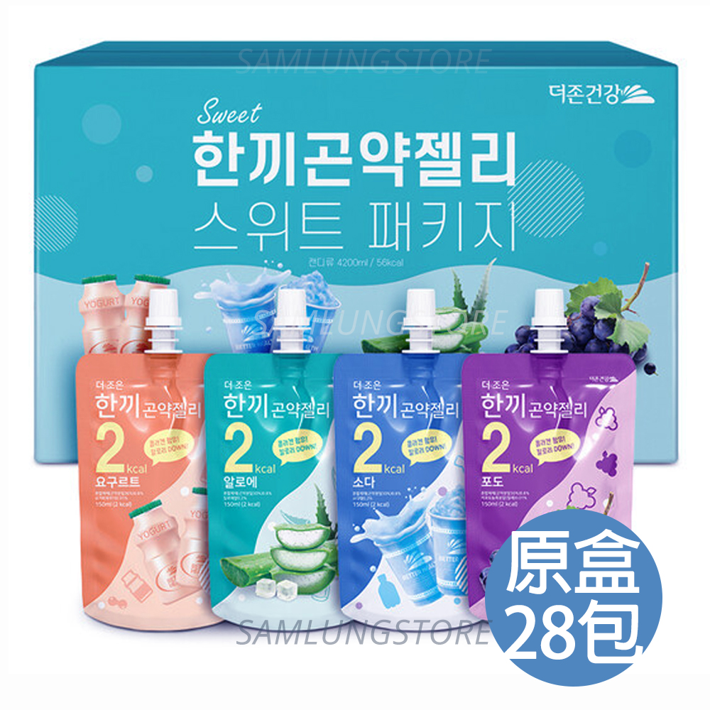 The Zoen - 原盒28包 韓國 2卡路里低卡 瘦身代餐蒟蒻果凍6